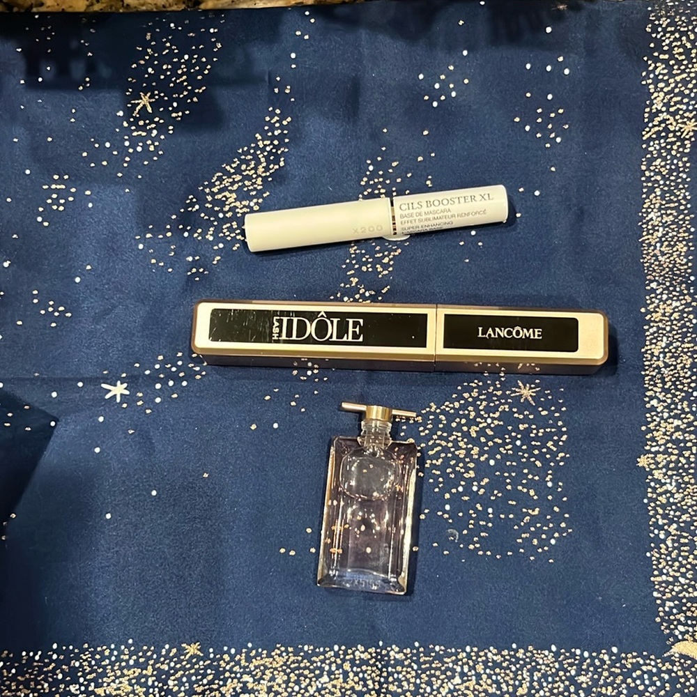 Lancôme ide scarf and mascaras